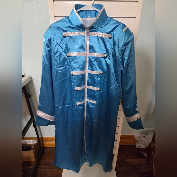 Other - Men's Beatles Sgt. Pepper's Blue Long Coat (Paul McCartney) Beatles Costume